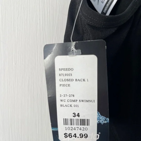 Speedo Comp Swimsuit - Picture 3 of 3